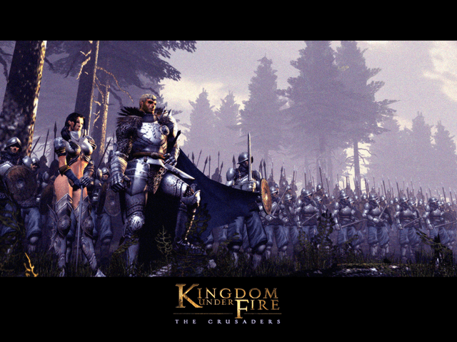 Kingdom Under Fire: The Crusaders title screen for Xbox